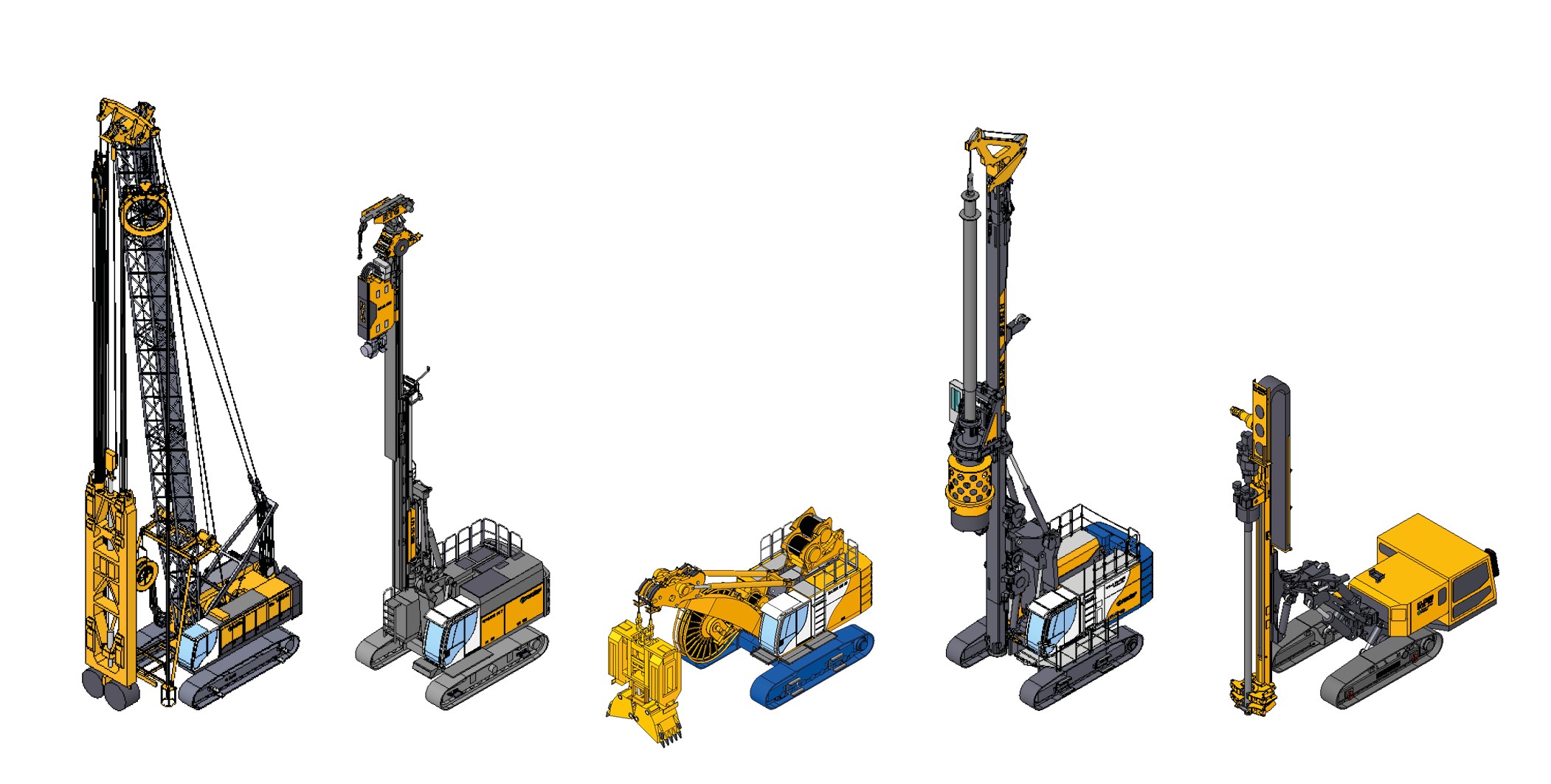 Auf Wunsch stellen wir Ihnen für Ihre digitale Baustellenplanung 3-D-Gerätemodelle zur Verfügung.