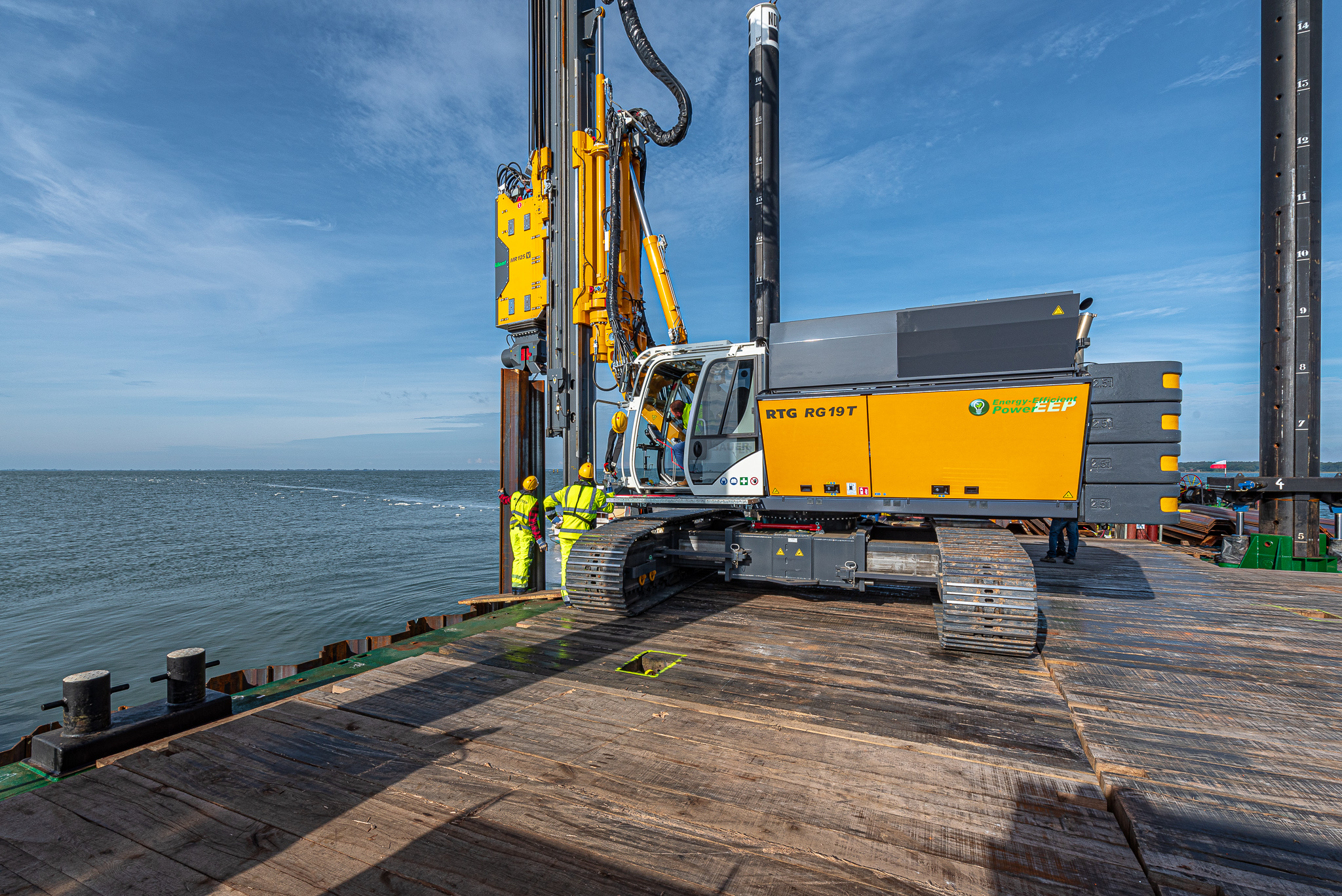 Driving sheet piles is universally applicable, but especially in cohesive soils.