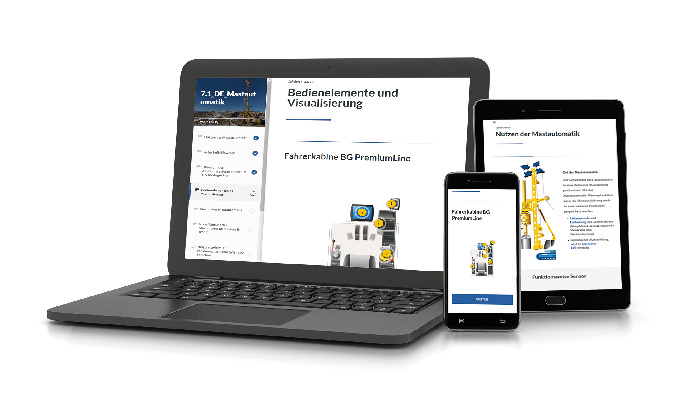 BTC Tablet-Anwendungen