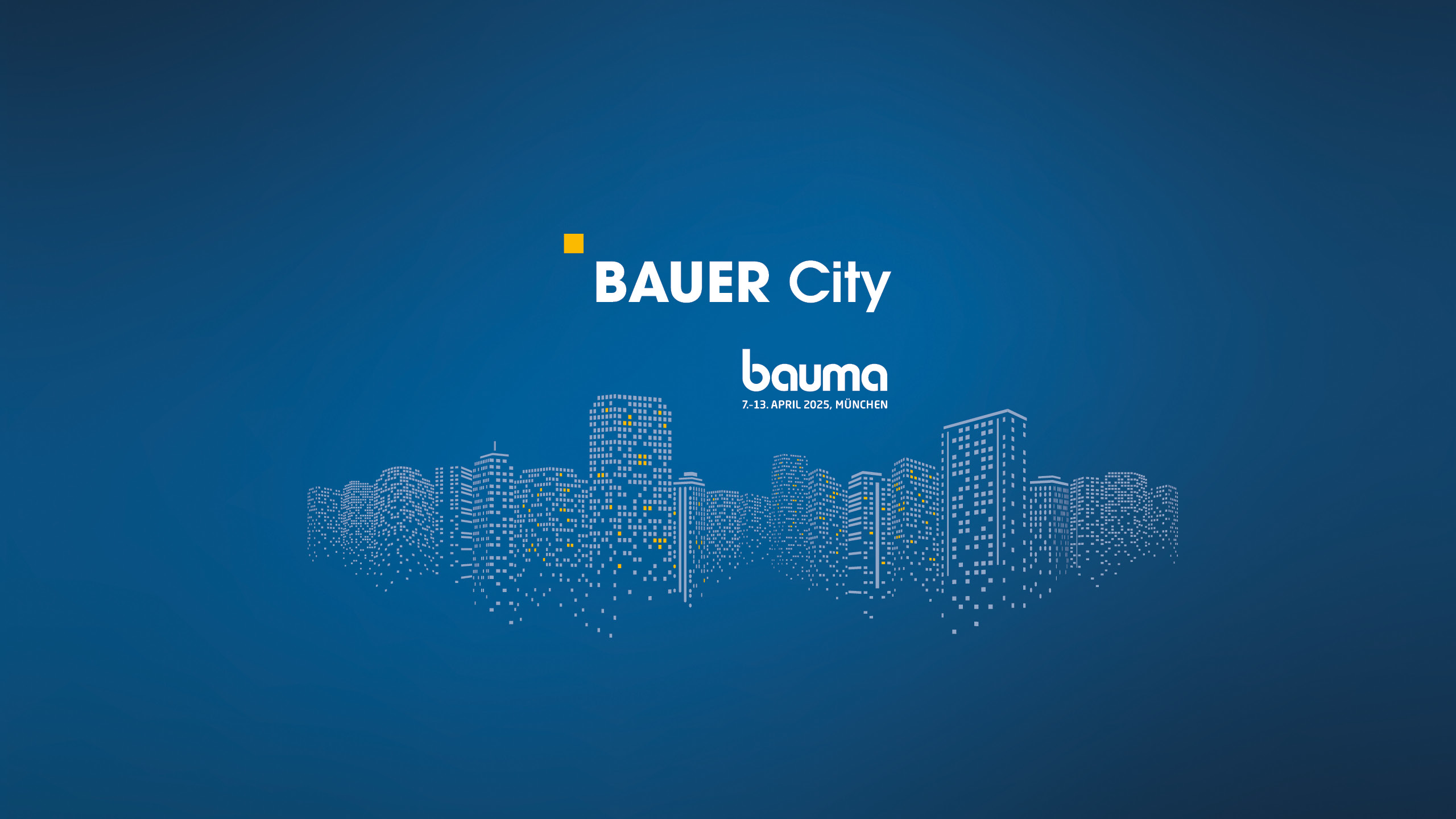 Bauer auf der bauma 2025!