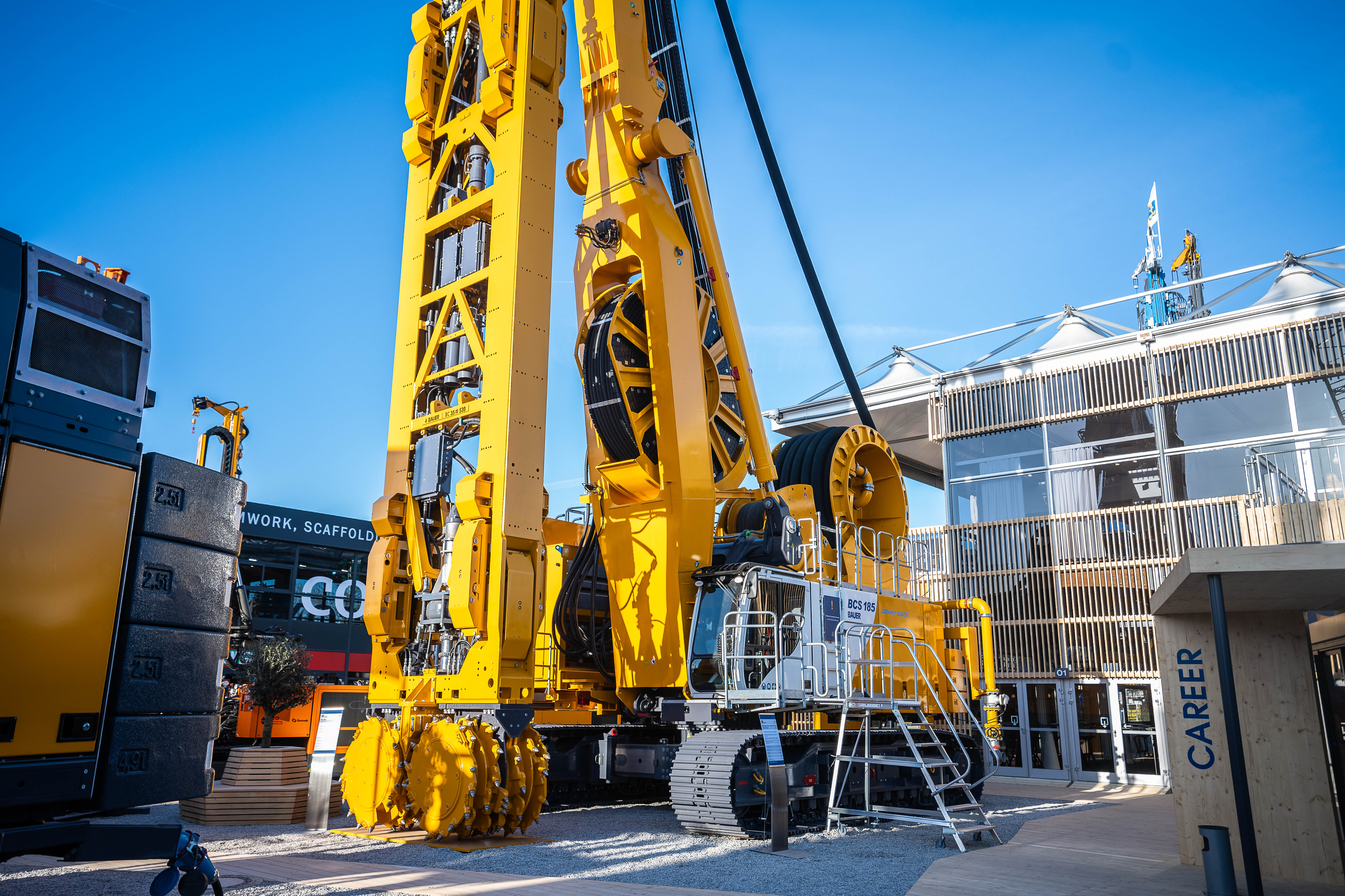 BAUER BCS 185 power pack at bauma 2025 in Munich