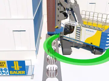 Mit den Assistenzsystemen von Bauer Maschinen arbeiten unsere Kunden noch sicherer und effizienter. 