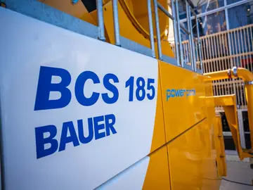 BAUER BCS 185 power pack at bauma 2025 in Munich